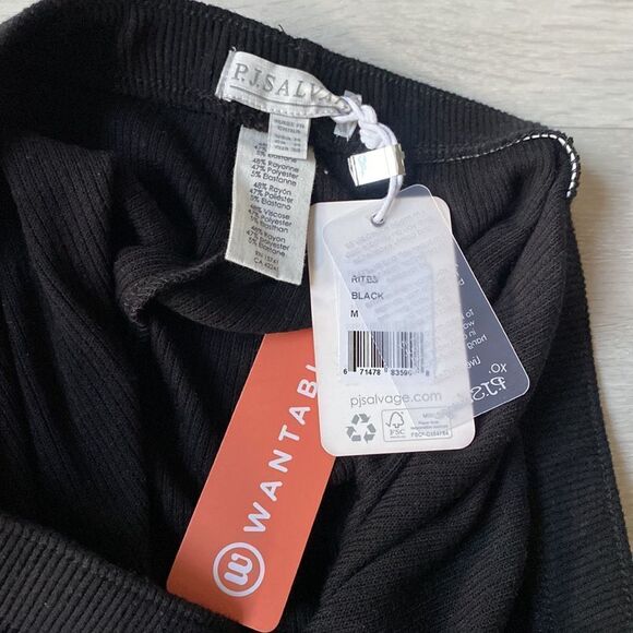 PJ Savage Textured‎ Essentials Short Black M NWT - Picture 7 of 8